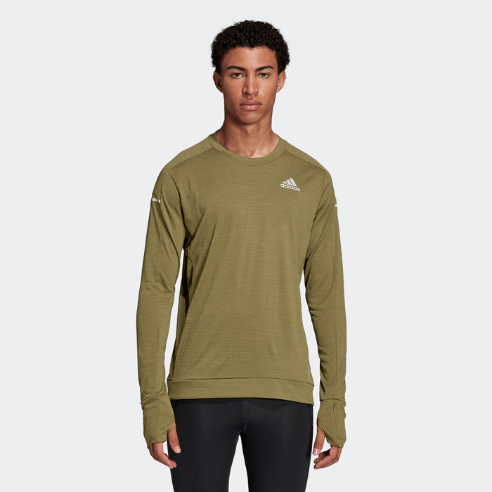 Adidas long sleeve sweatshirt best sale