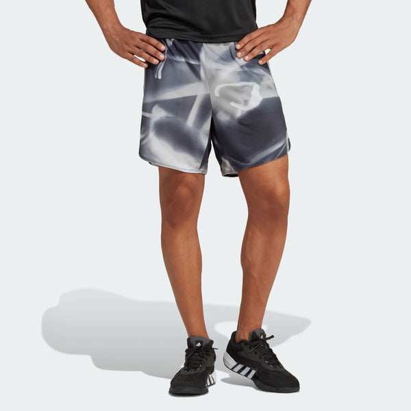 ADIDAS adidas Designed for Training HEAT.RDY HIIT Allover Print Men's Training Shorts