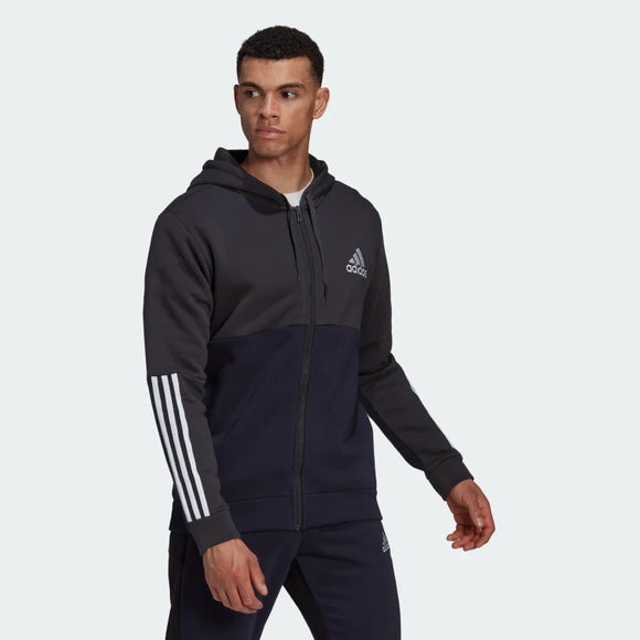 ADIDAS adidas Essentials Colorblock Fleece Full-Zip Men's Hoodie