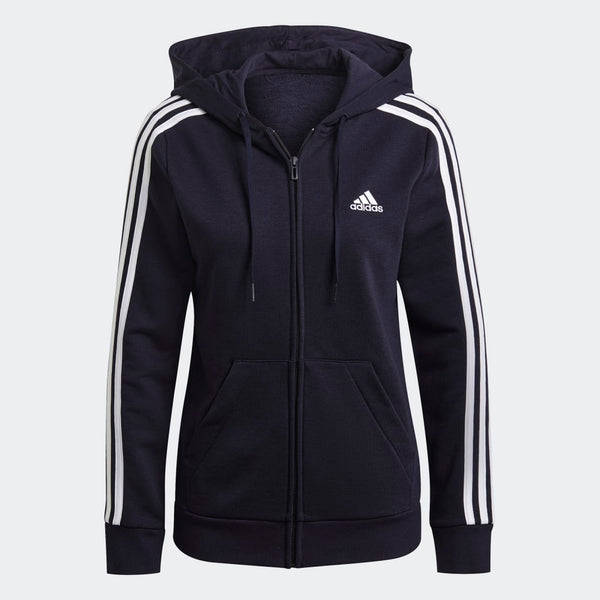 ADIDAS adidas Essentials French Terry 3-Stripes Full-Zip Women's Hoodie