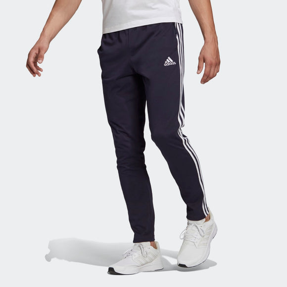 ADIDAS adidas Essentials Single Jersey Tapered Open Hem 3-Stripes Men's Pants