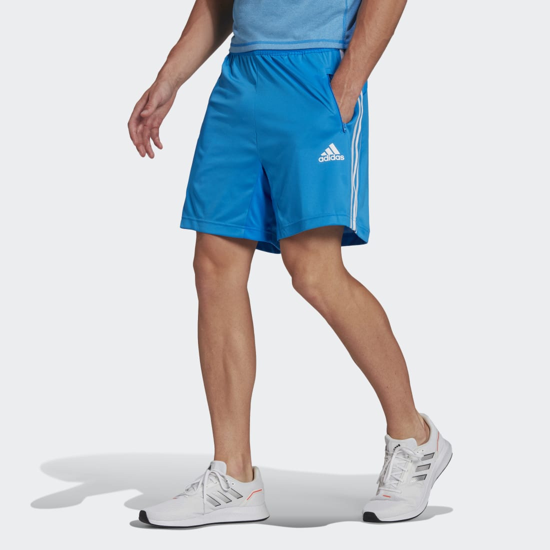 adidas Primeblue Designed to Move Sport 3-Stripes Men's Shorts ...