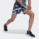 ADIDAS adidas Run Icons Logo Graphic AOP Men's Shorts