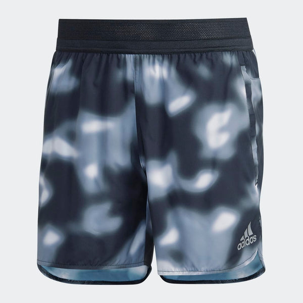 ADIDAS adidas Run Icons Logo Graphic AOP Men's Shorts