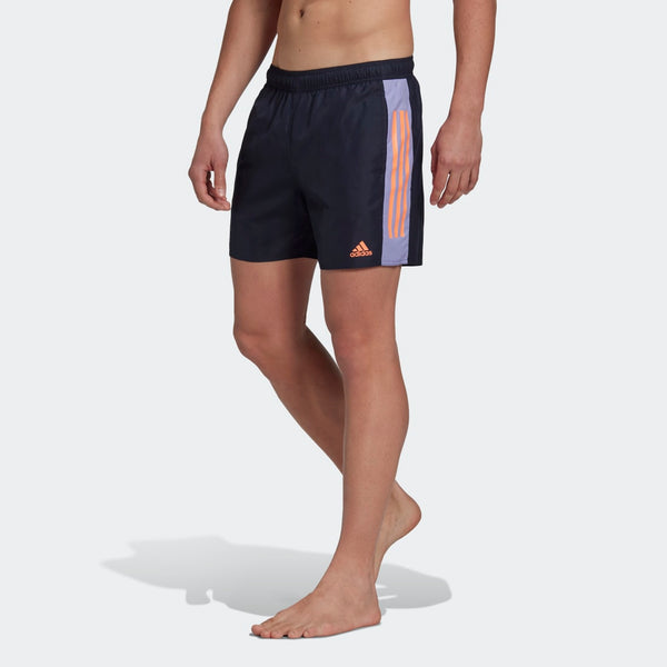 ADIDAS adidas Short Length Colorblock 3-Stripes Men's Swim Shorts