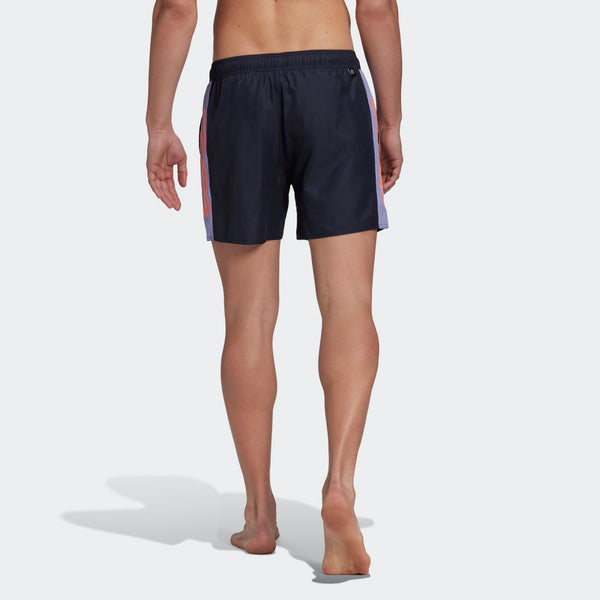 ADIDAS adidas Short Length Colorblock 3-Stripes Men's Swim Shorts