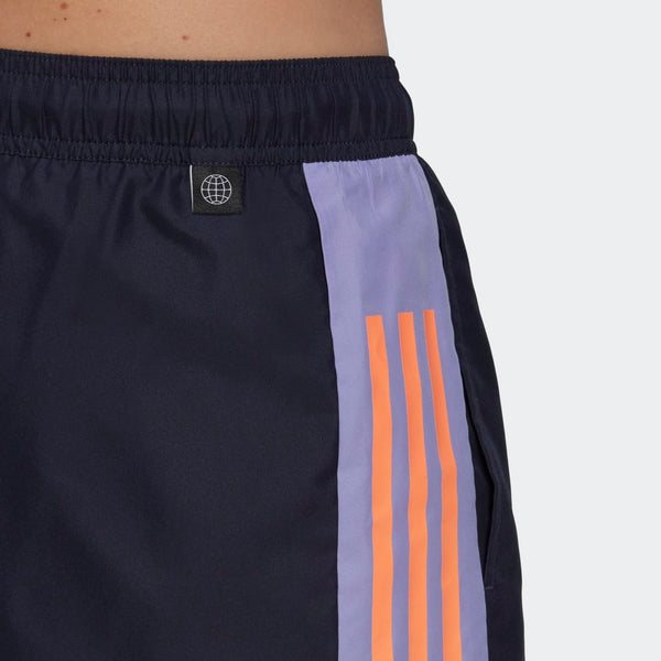 ADIDAS adidas Short Length Colorblock 3-Stripes Men's Swim Shorts