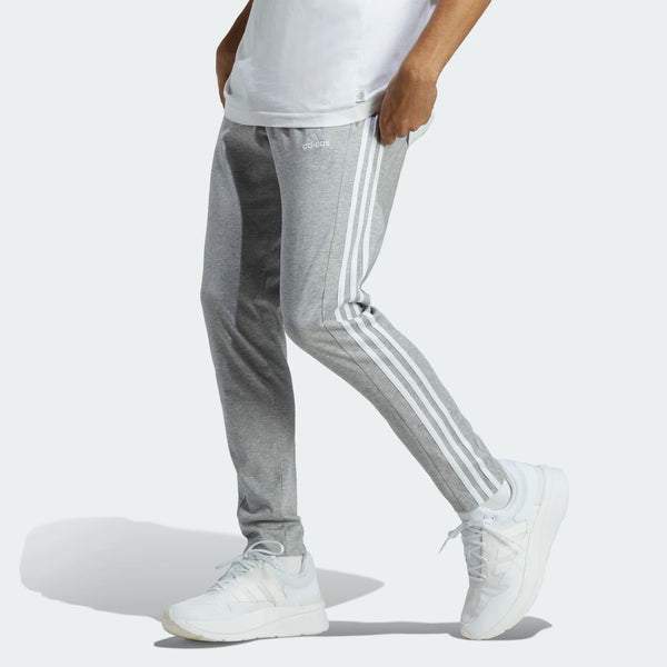 ADIDAS adidas Essentials Single Jersey Tapered Open Hem 3-Stripes Men's Pants