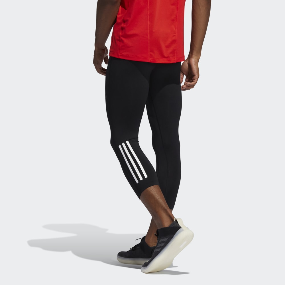 adidas Techfit 3-Stripes Leggings - Black