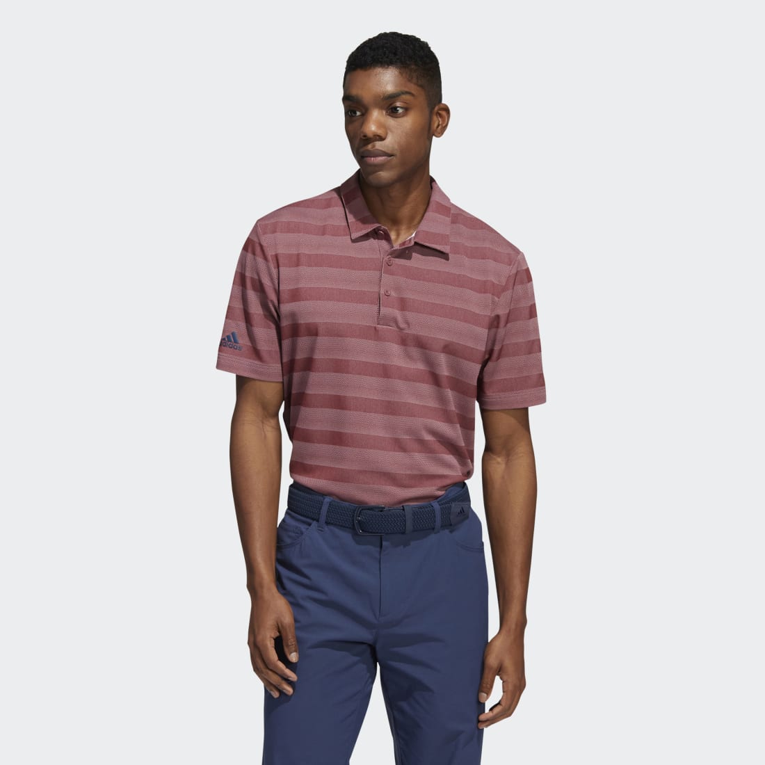 Striped polo best sale