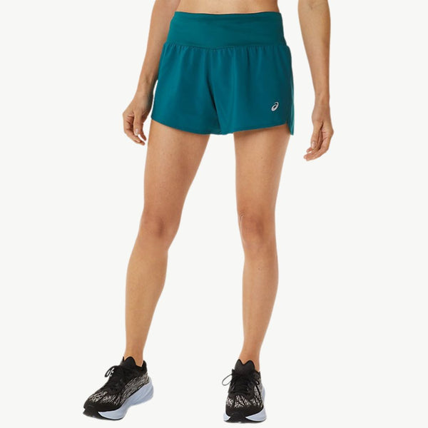 Asics women's shop 3-inch split short