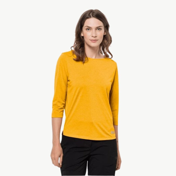 JACK WOLFSKIN jack wolfskin Pack & Go 3/4 Women's Tee