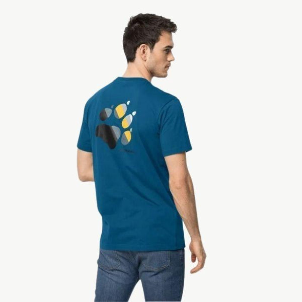 JACK WOLFSKIN jack wolfskin Rainbow Paw Men's Tee