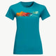 JACK WOLFSKIN RAINBOW WOLF T W