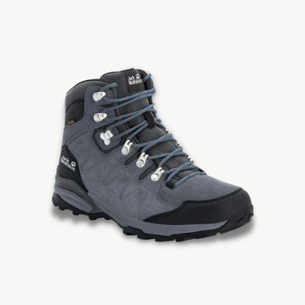 JACK WOLFSKIN jack wolfskin Refugio Texapore Mid Leather Waterproof Men's Hiking Shoes