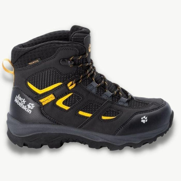 jack wolfskin Vojo Texapore Mid Kids Waterproof Hiking Shoes - RUNNERS SPORTS