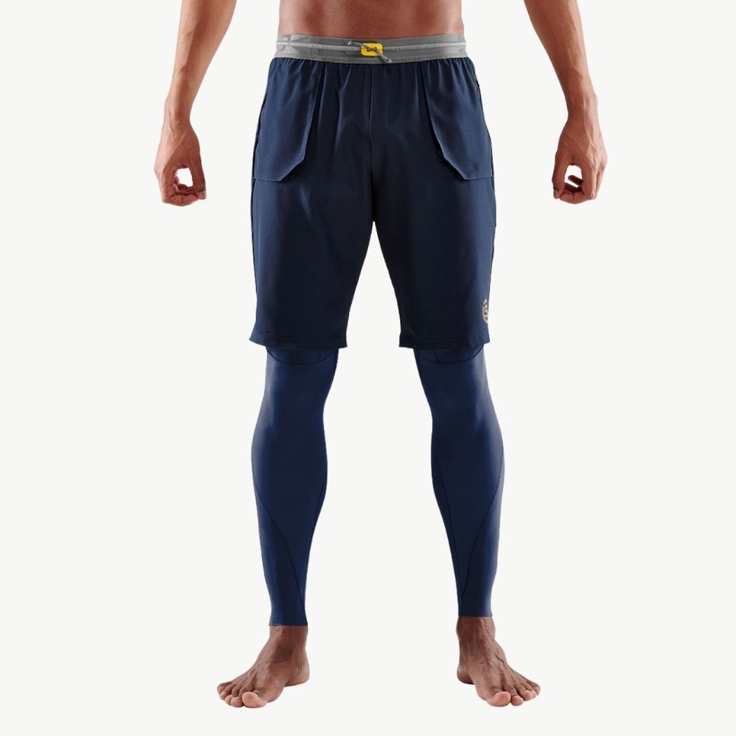 skins compression Series-5 Men's Travel and Recovery Long Tights